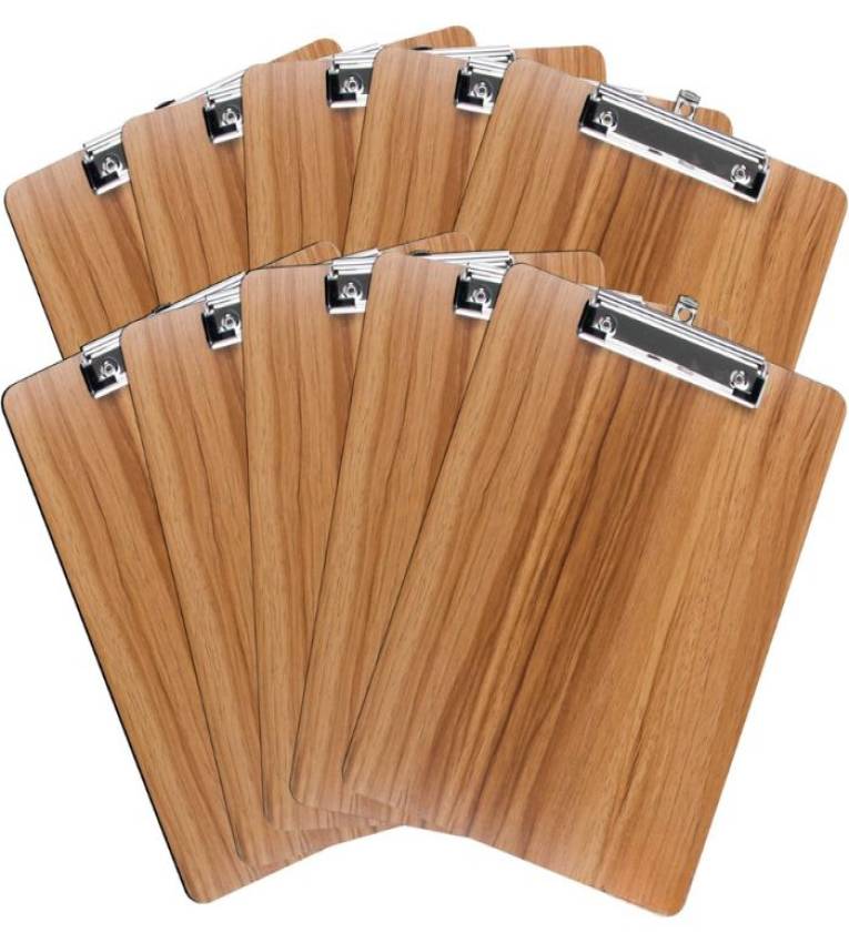 Bloc à Pince A4 en Bois – Support Robuste pour Prise de Notes et Organisation